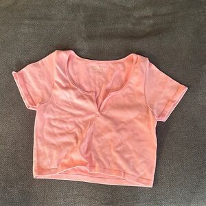 Aeropostale Seriously Soft Seamless Top in Pink